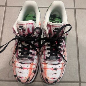 Nike Air Force 1 Multicolor Tie-Dye Sneakers